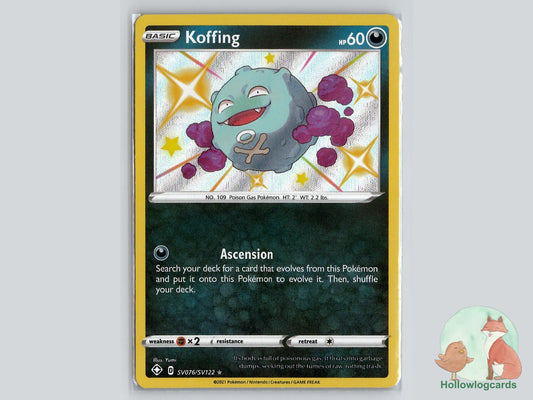 Koffing (SV076/SV122) - Shining Fates Pokémon Card