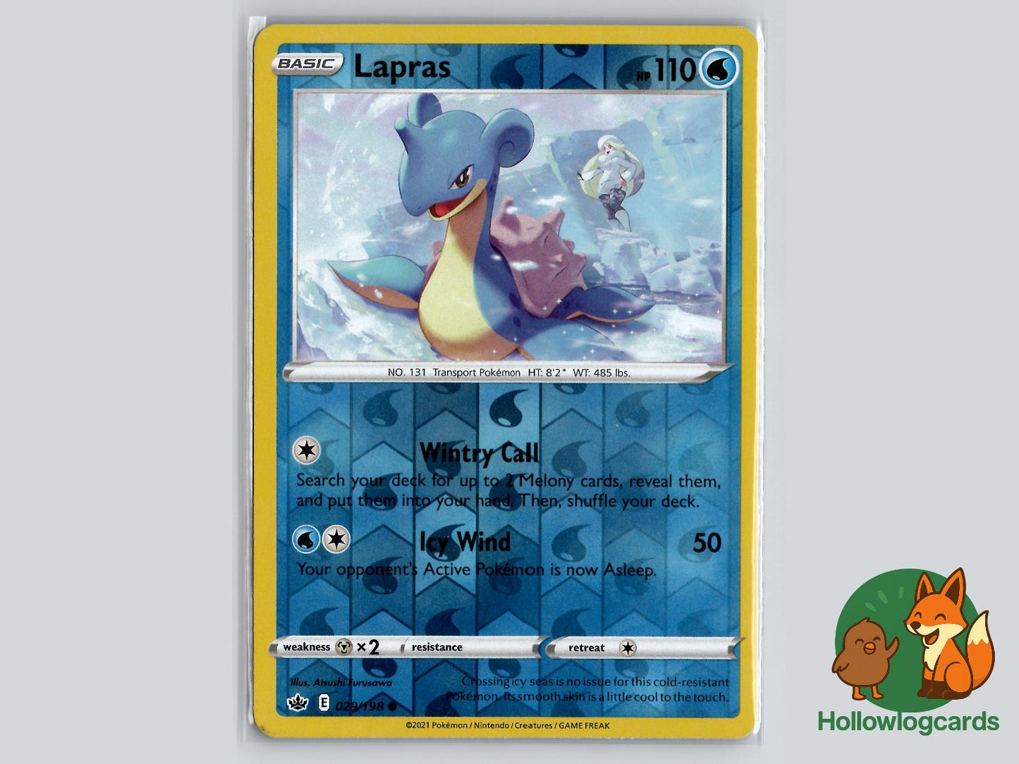 Lapras (029/198) - Chilling Reign Pokémon Card