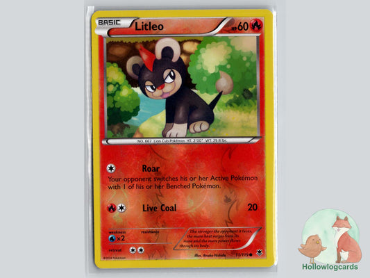 Litleo (11/119) - Phantom Forces Pokémon Card