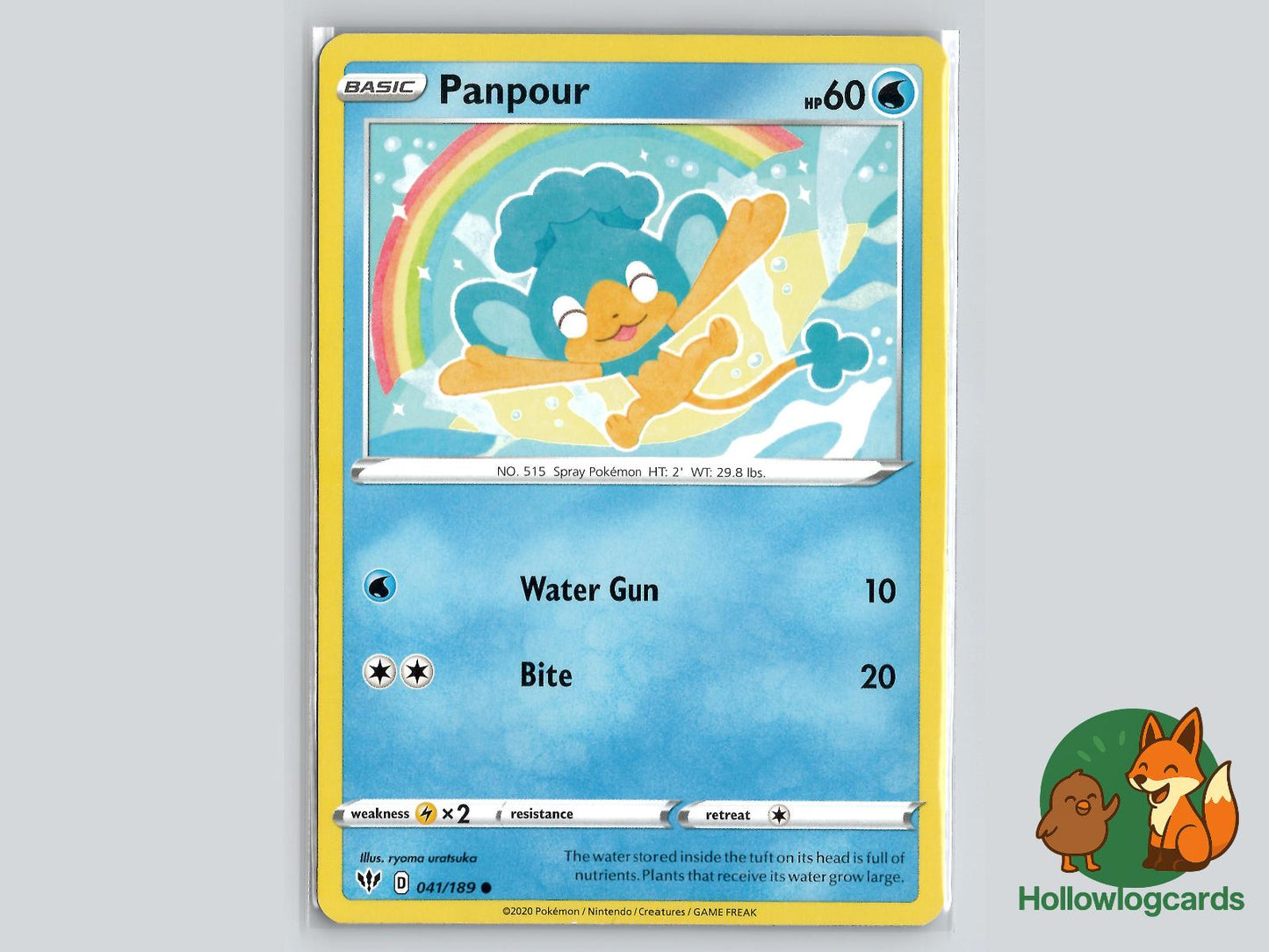 Panpour (041/189) - Darkness Ablaze Pokémon Card