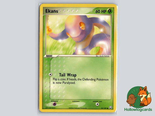 Ekans (55/109) - Team Rocket Returns Pokémon Card