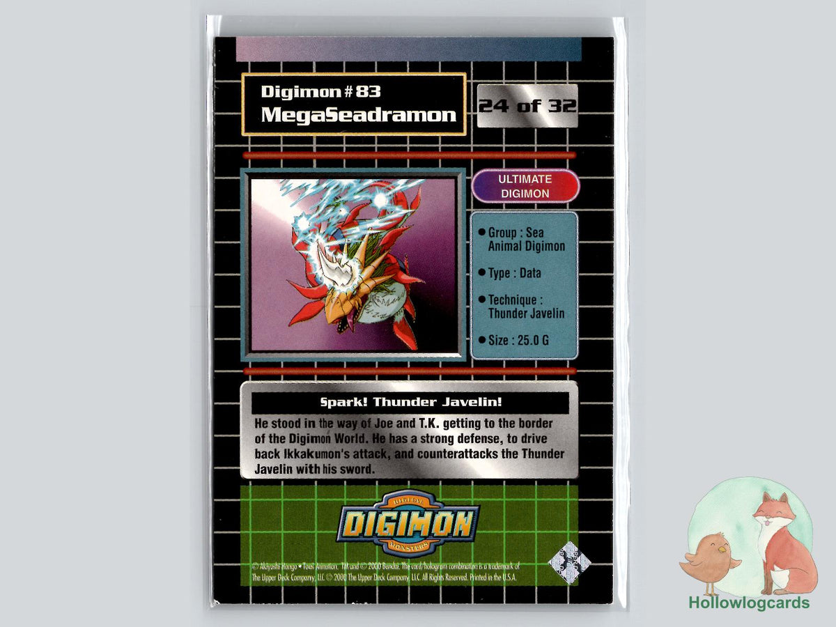 MegaSeadramon #83 (24/32) - 2000 Upper Deck Digimon Series 2