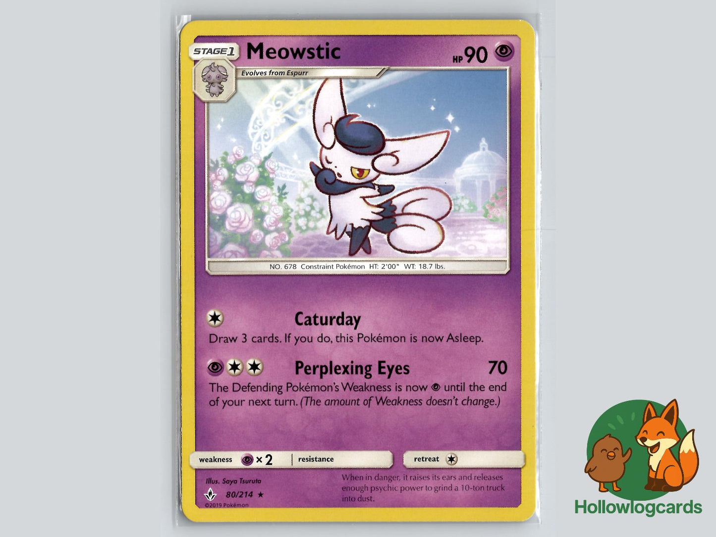 Meowstic (80/214) - Unbroken Bonds Pokémon Card