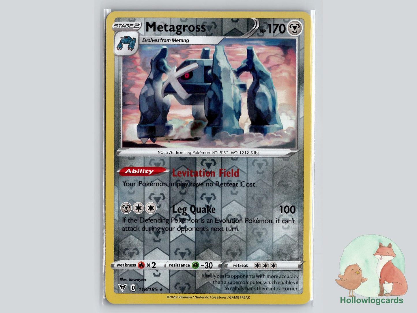 Metagross (118/185) - Vivid Voltage Pokémon Card
