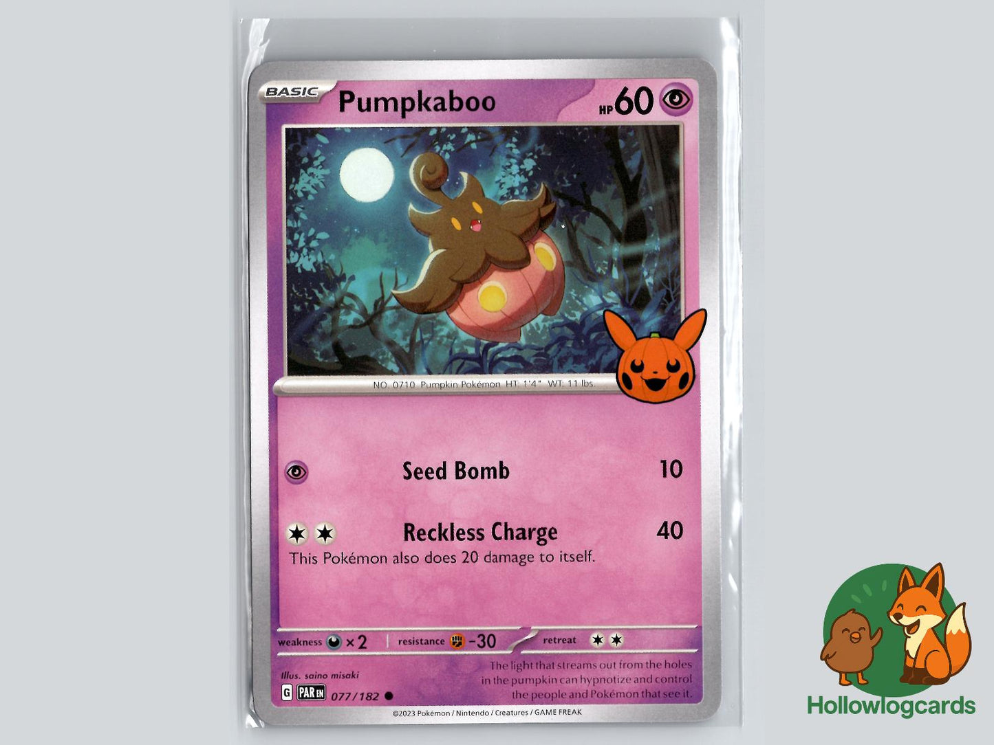 Pumpkaboo (077/182) Pokémon Card