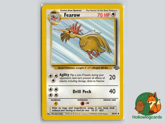 Fearow (36/64) - Jungle Pokémon Card