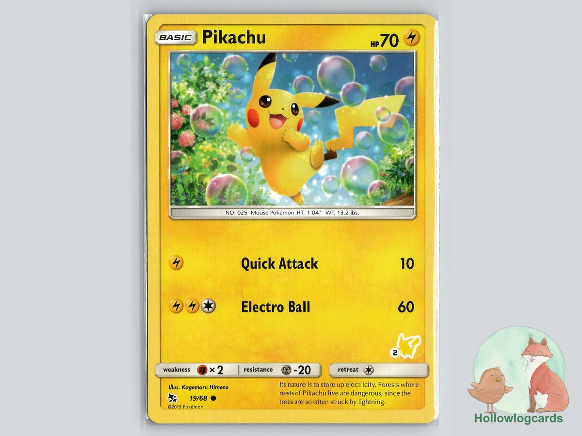 Pikachu (19/68) - Hidden Fates Pokémon Card