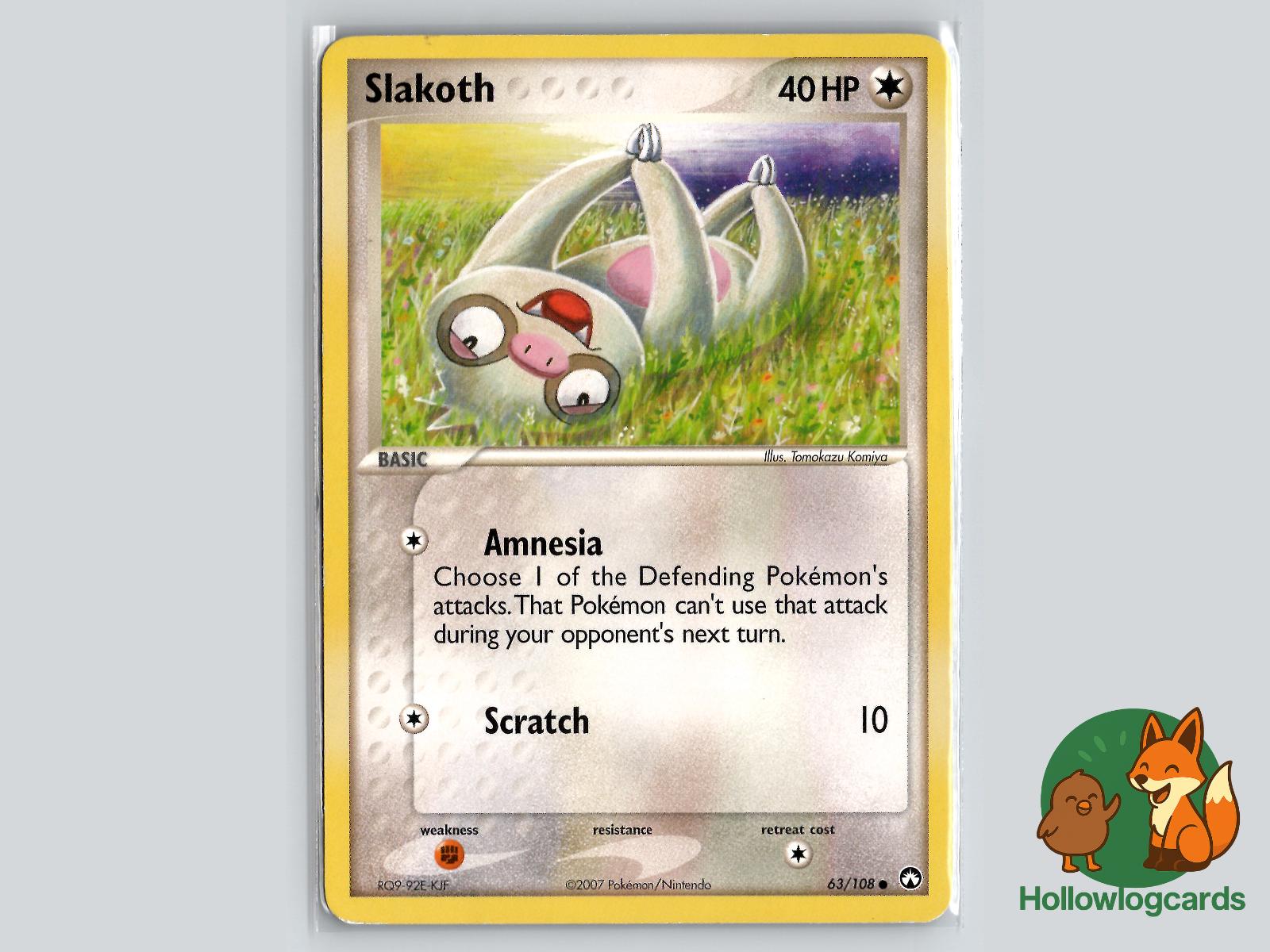 Slakoth (63/108) - Power Keepers Pokémon Card