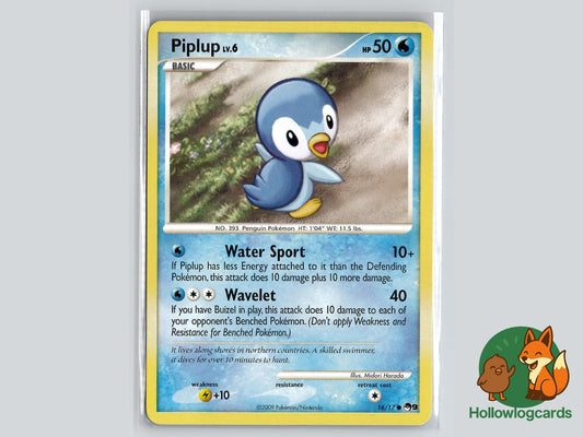 Piplup (16/17) - POP Series 9 Pokémon Card
