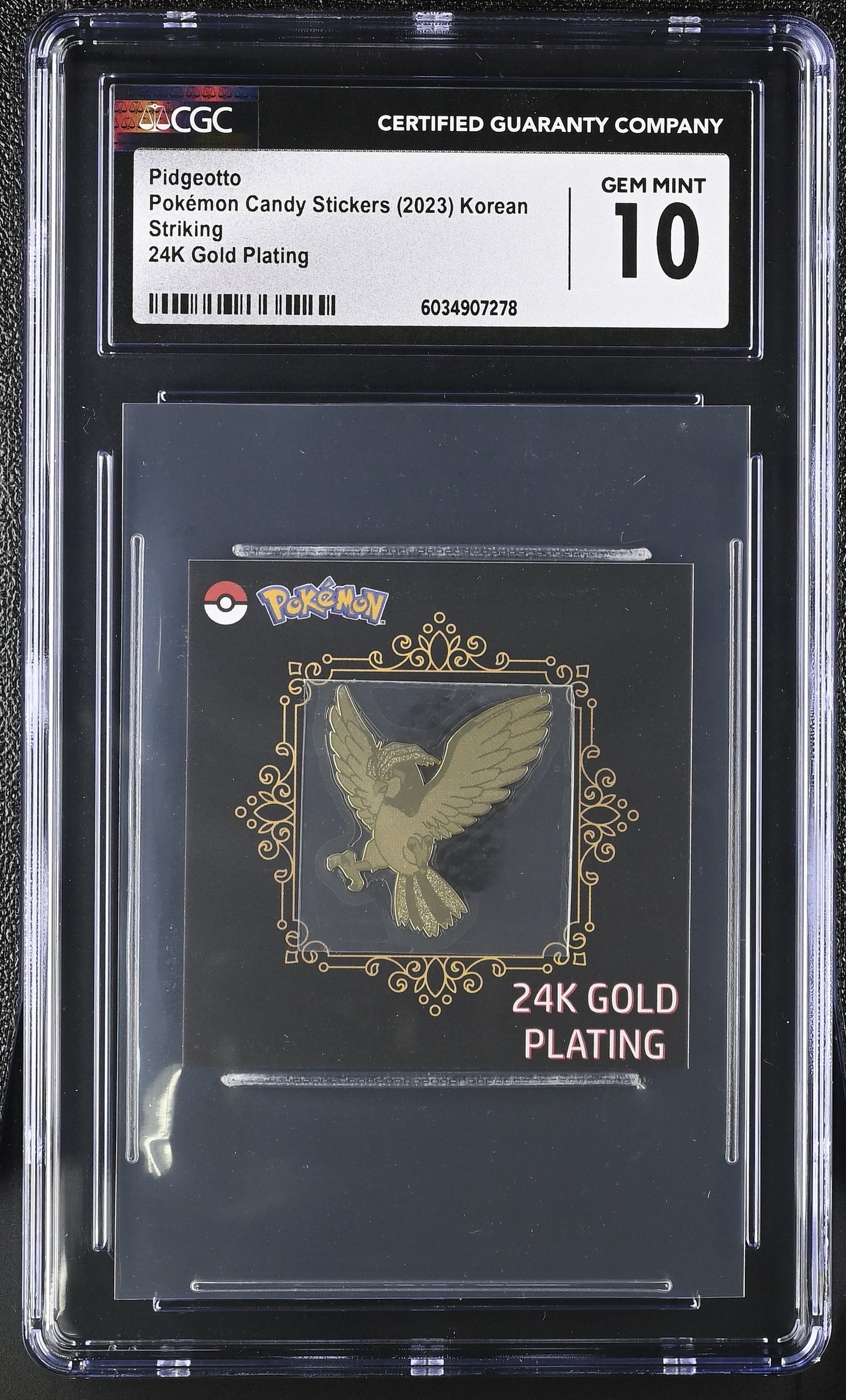 Graded Pidgeotto Pokémon Card