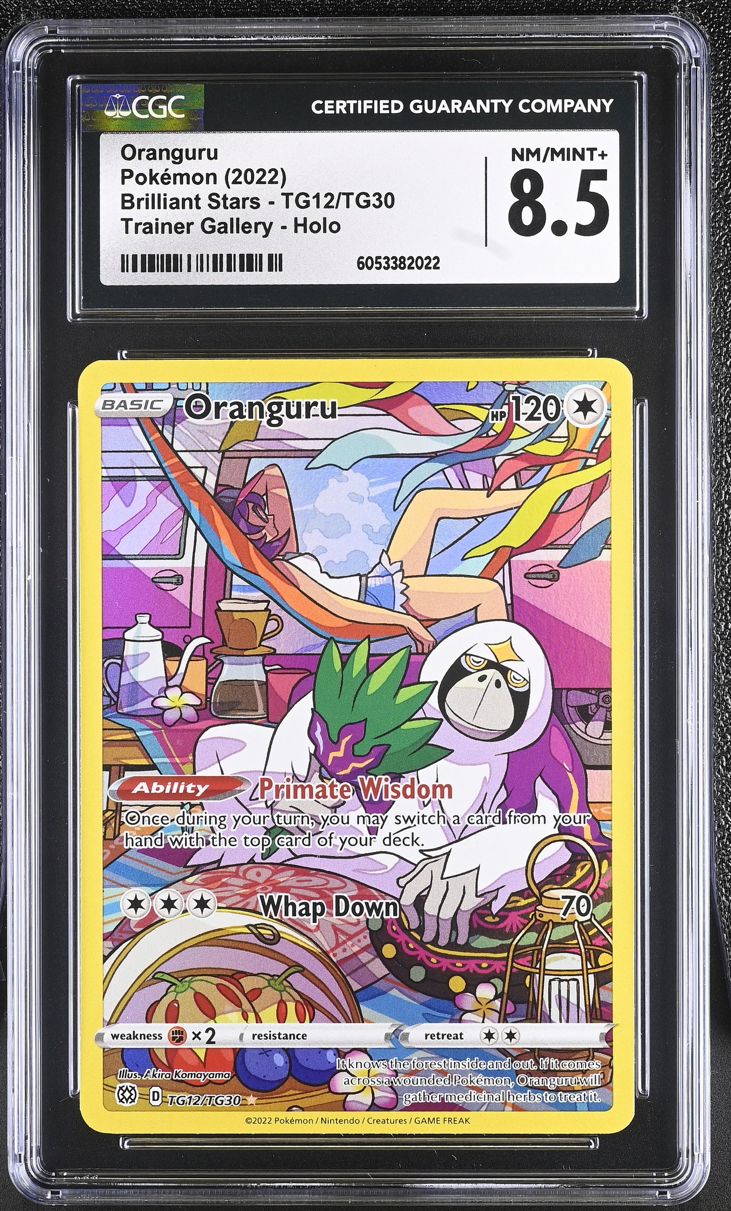 Graded Oranguru (TG12/TG30) - Brilliant Stars Pokémon Card