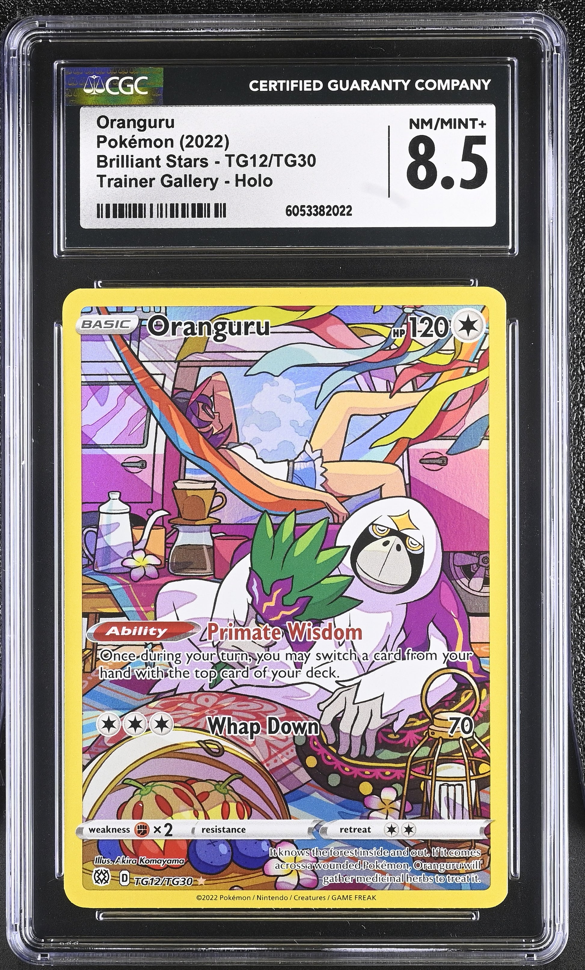 Graded Oranguru (TG12/TG30) - Brilliant Stars Pokémon Card