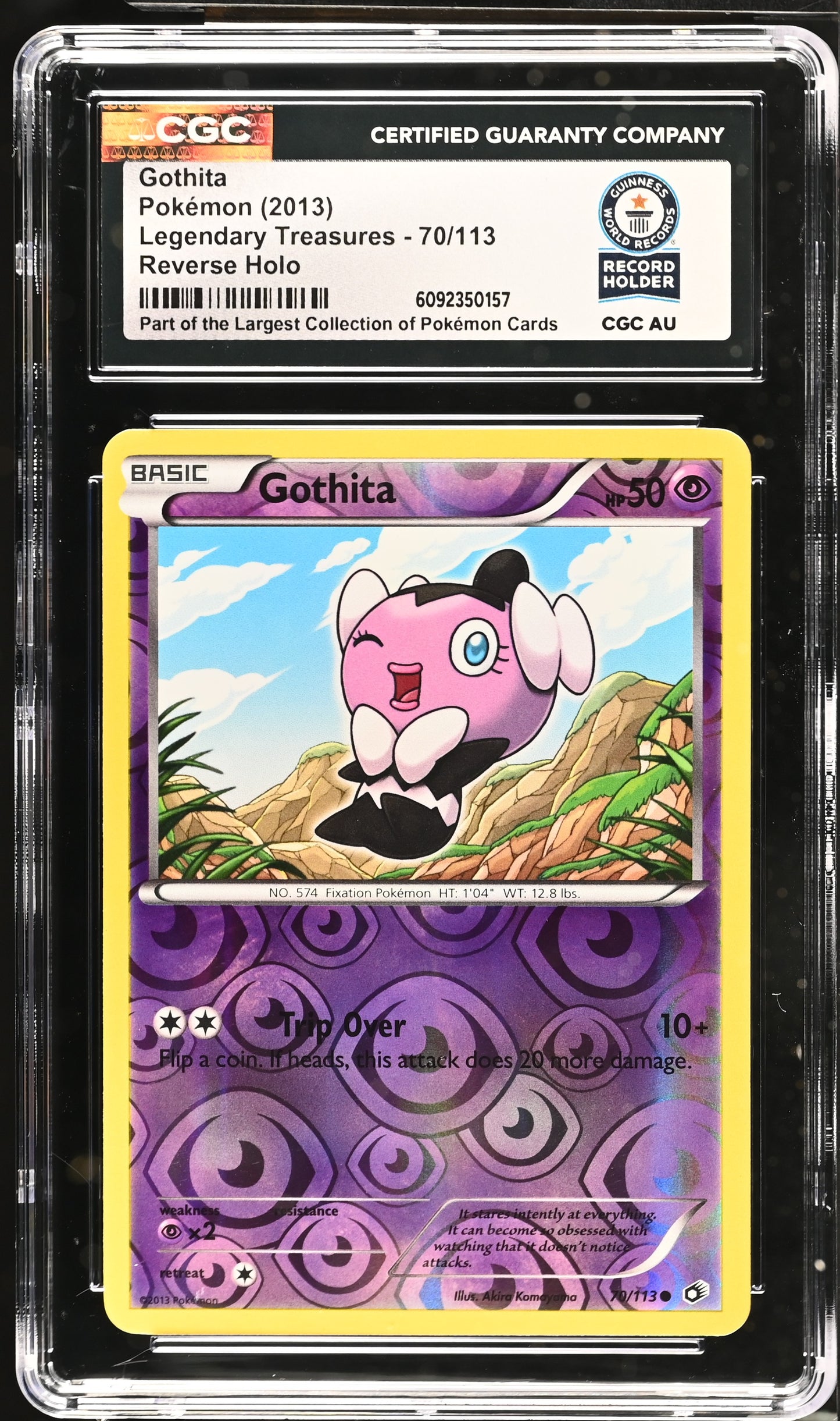 Graded Gothita (70/113) - Legendary Treasures Pokémon Card