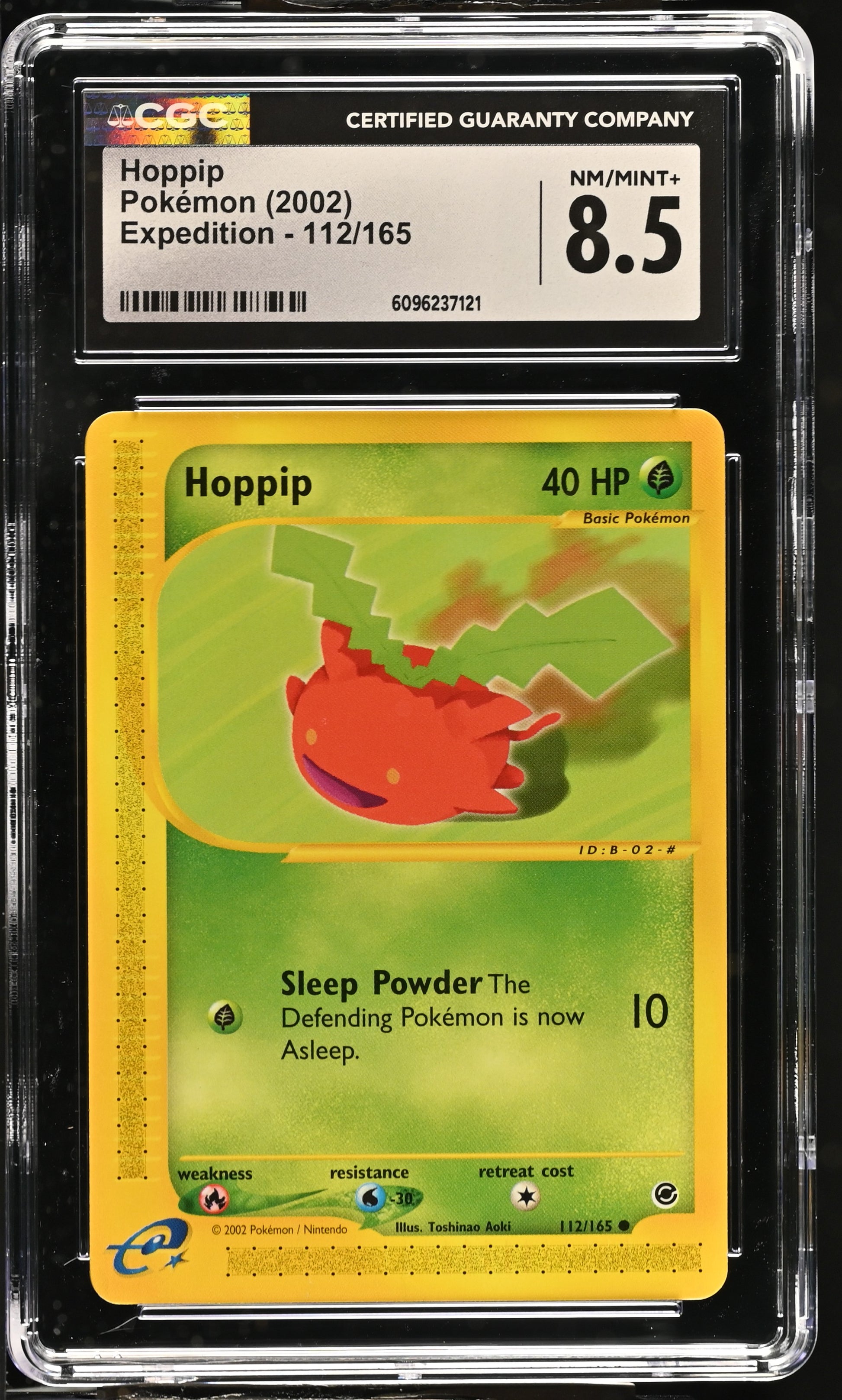 Graded Hoppip (112/165) Pokémon Card