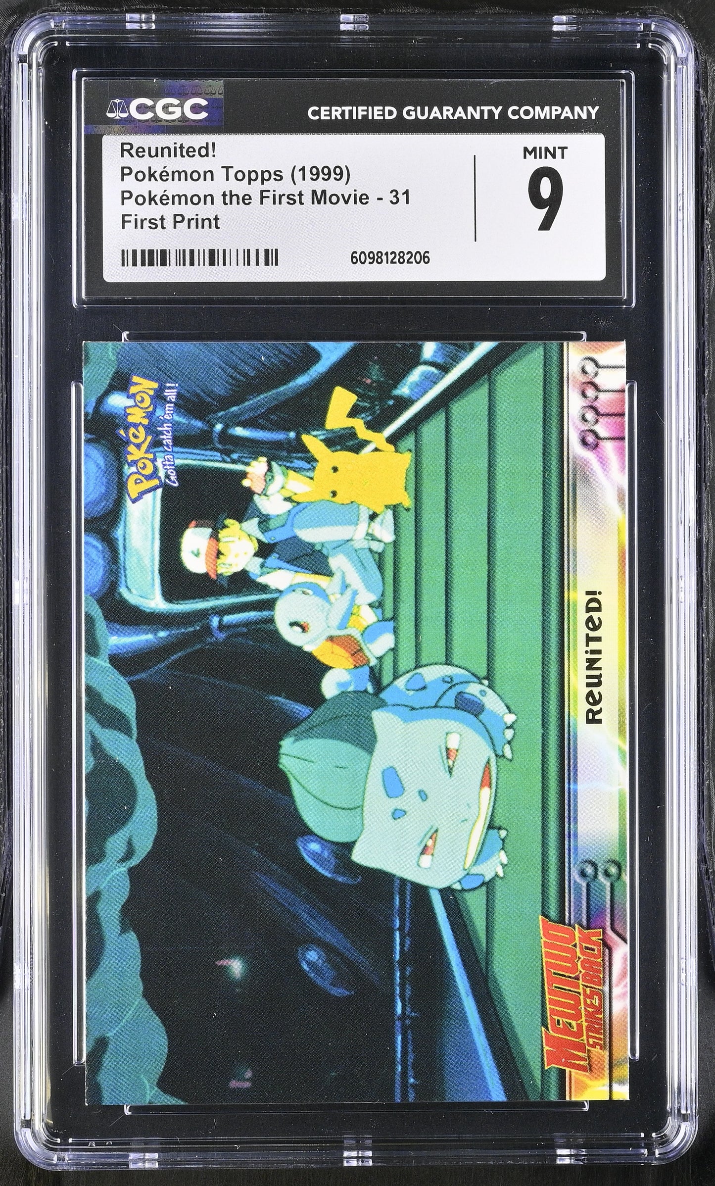 Graded Reunited! [Bulbasaur Pikachu] (31) Pokemon The First Movie - CGC 9