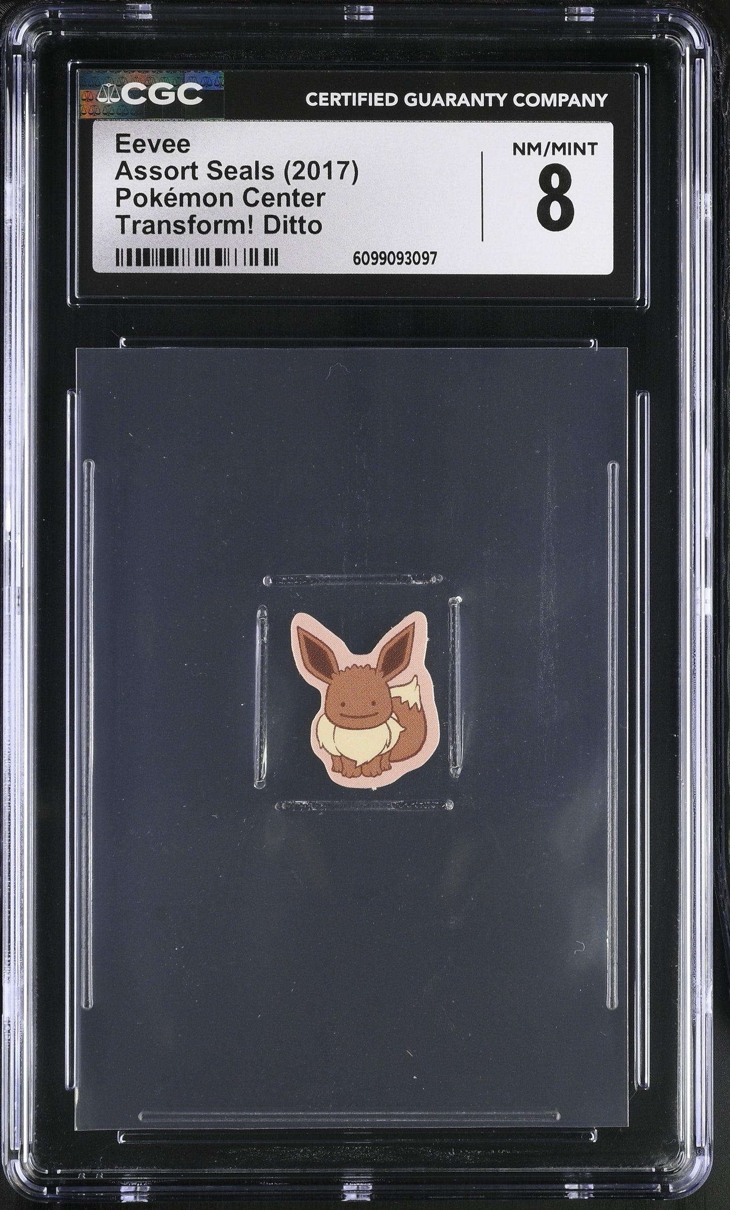 Graded Eevee [Ditto] Pokemon Center Seals - Assort Seals Pokémon Card
