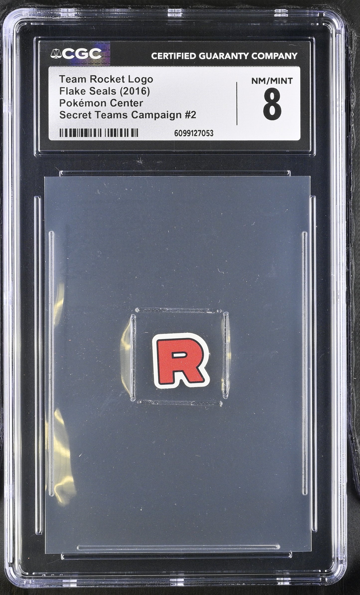 Graded Team Rocket Logo - Flake Seals Pokémon Card