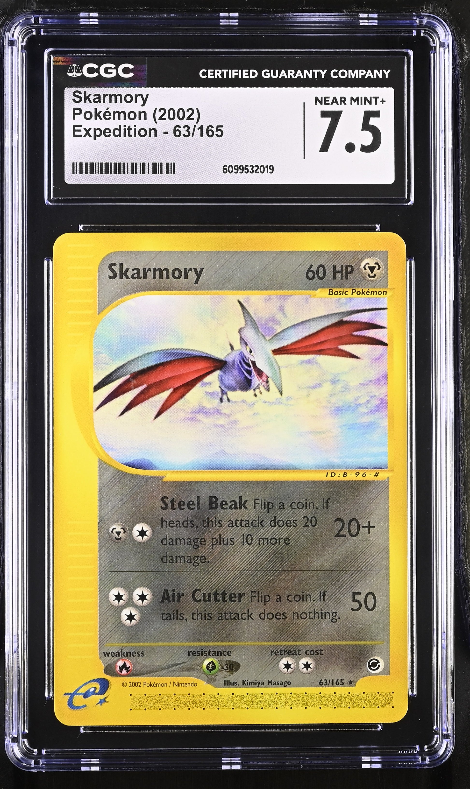 Graded Skarmory (63/165) - Expedition Pokémon Card