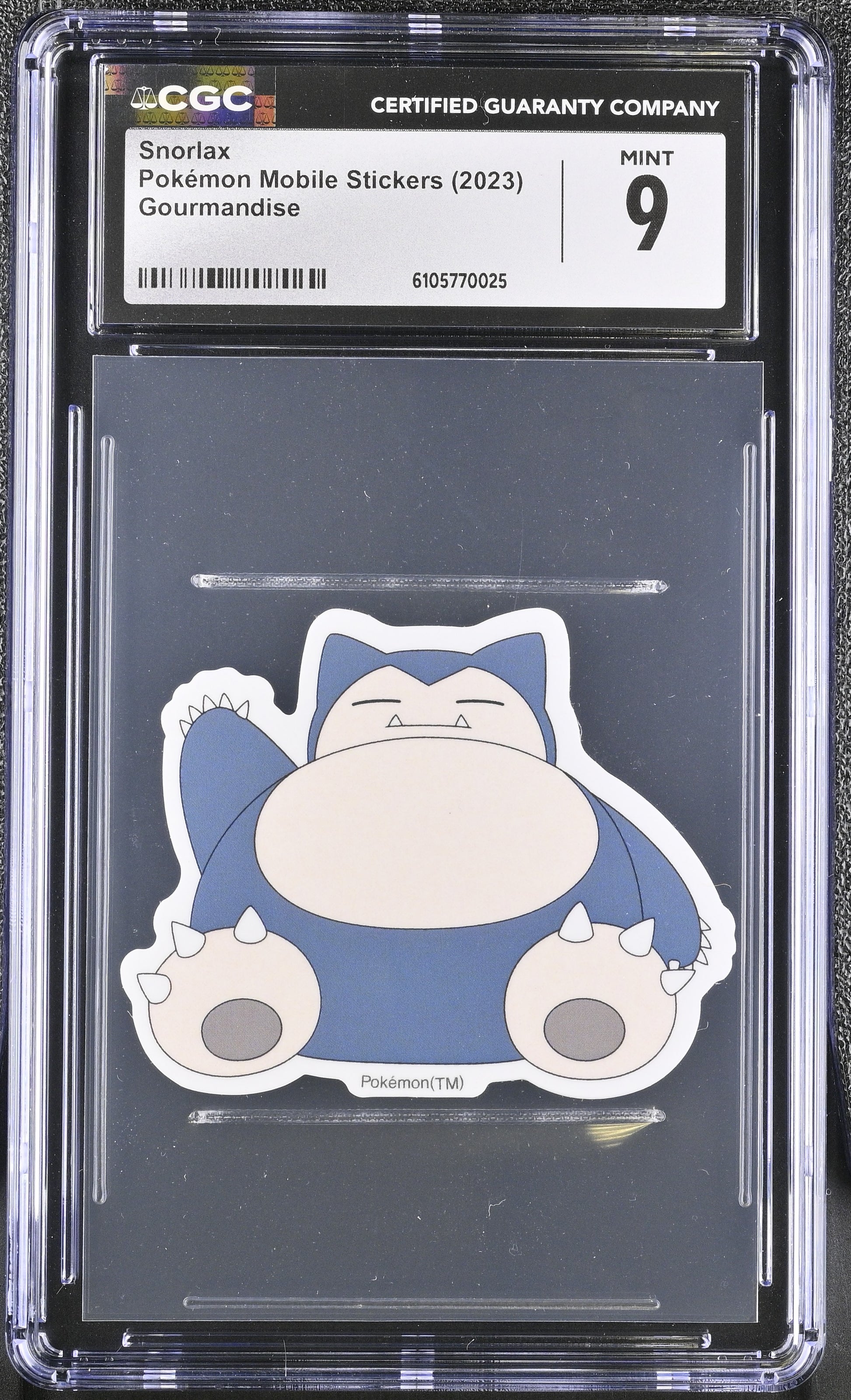 Graded Snorlax - Pokemon Mobile Stickers Pokémon Card