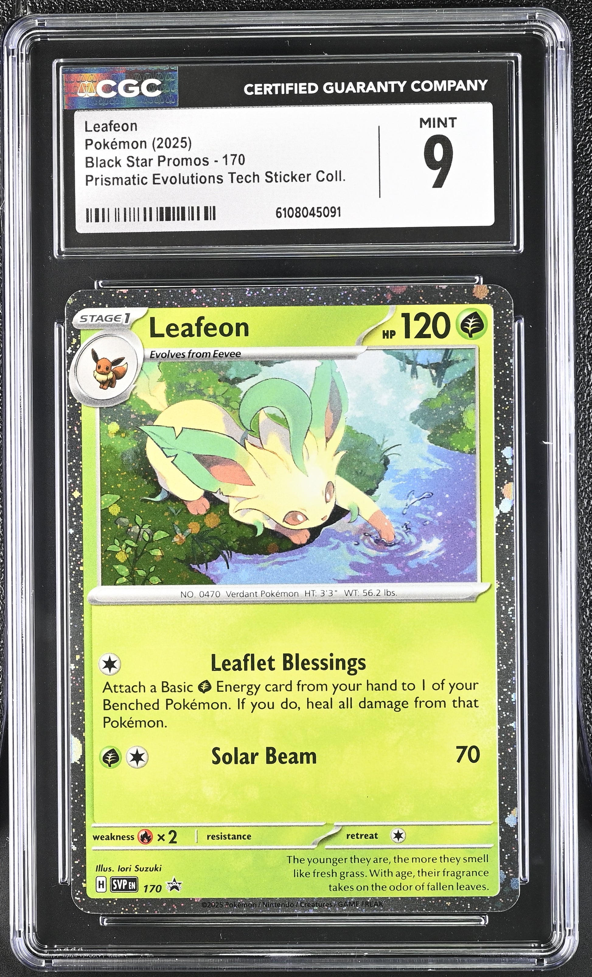 Graded Leafeon (170) - Black Star Promos Pokémon Card