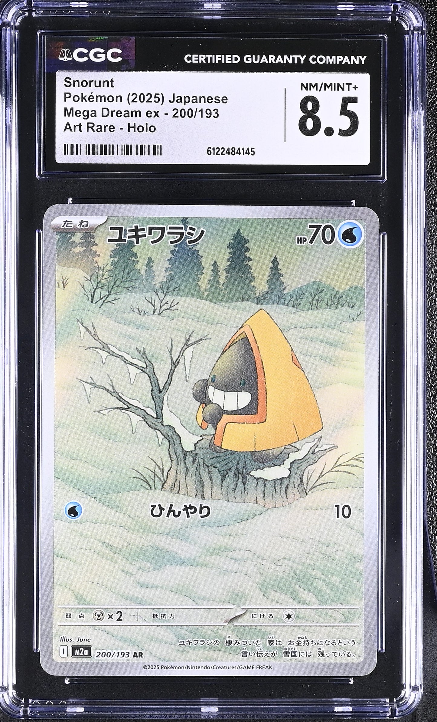 Graded Snorunt (200/193) Pokémon Card