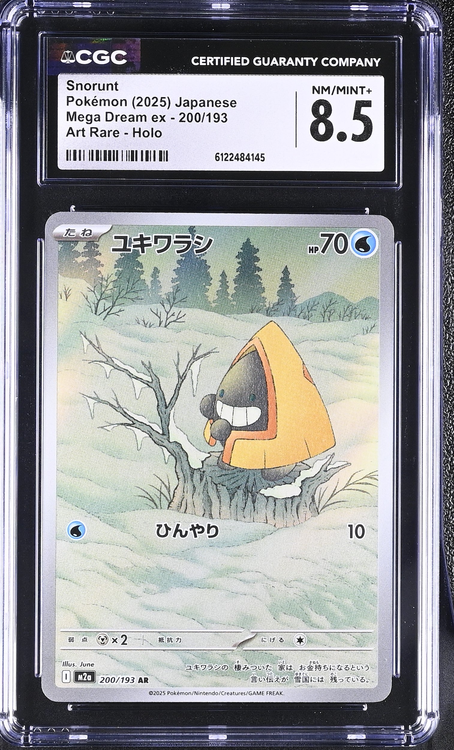 Graded Snorunt (200/193) Pokémon Card