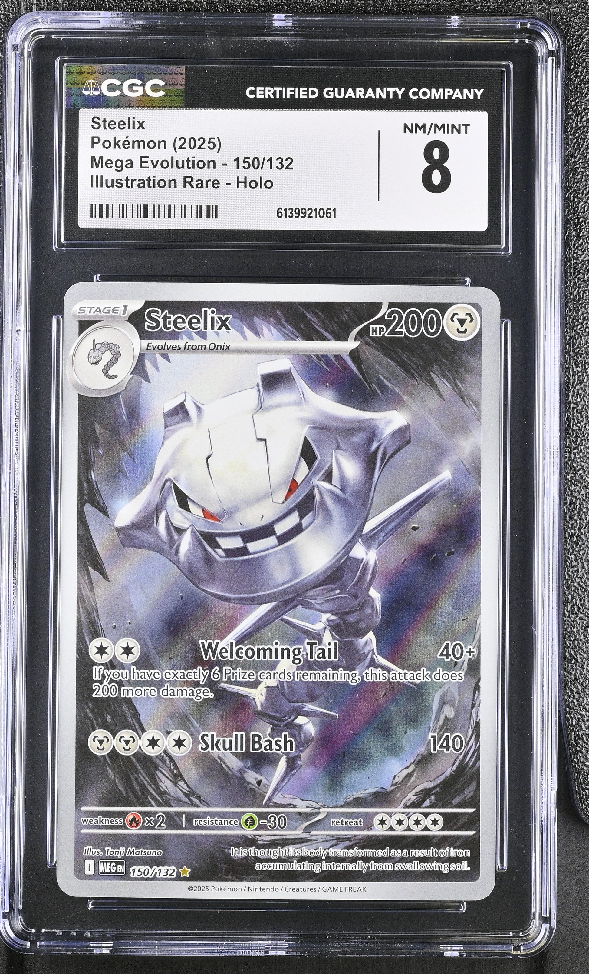 Graded Steelix (150/132) Pokémon Card