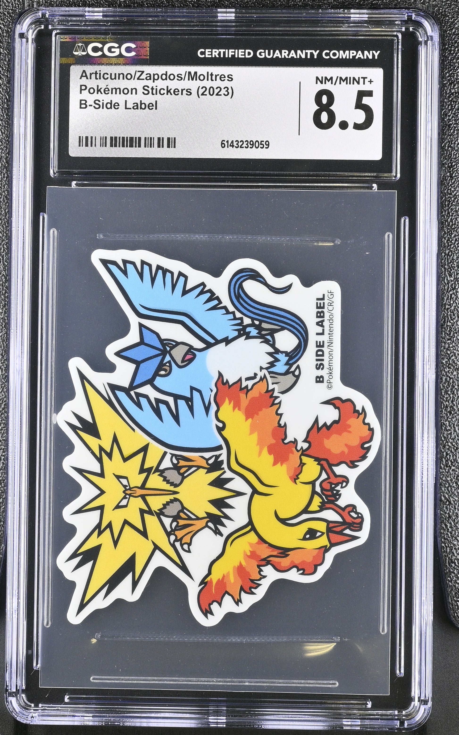 Graded Articuno/Zapdos/Moltres Pokémon Card
