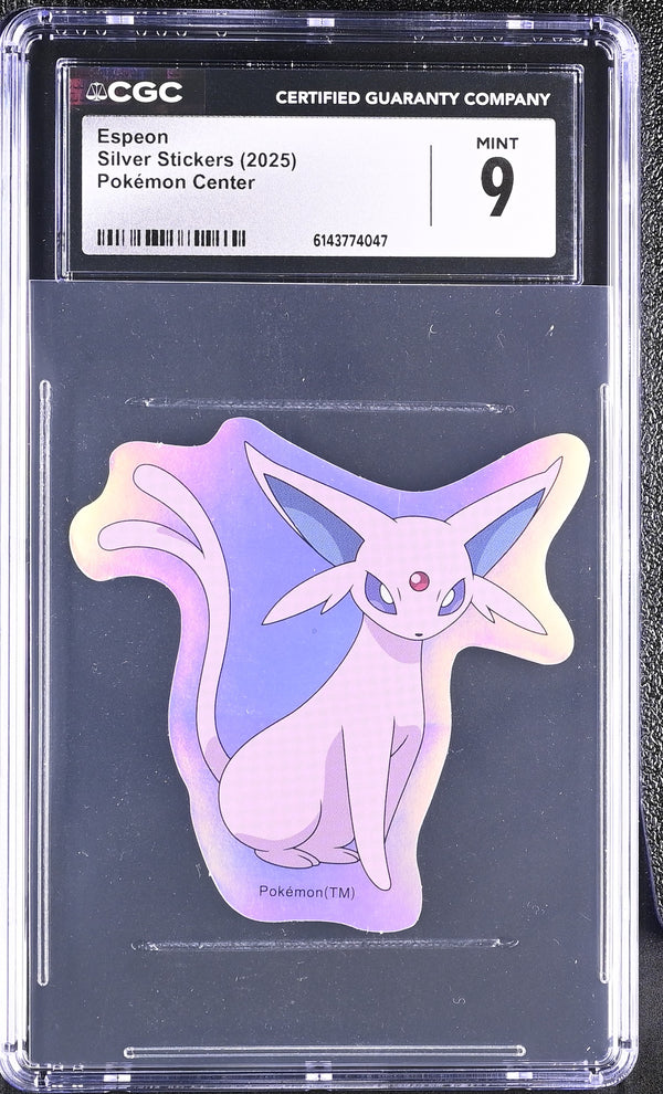 Graded Espeon - Pokemon Stickers - CGC 9