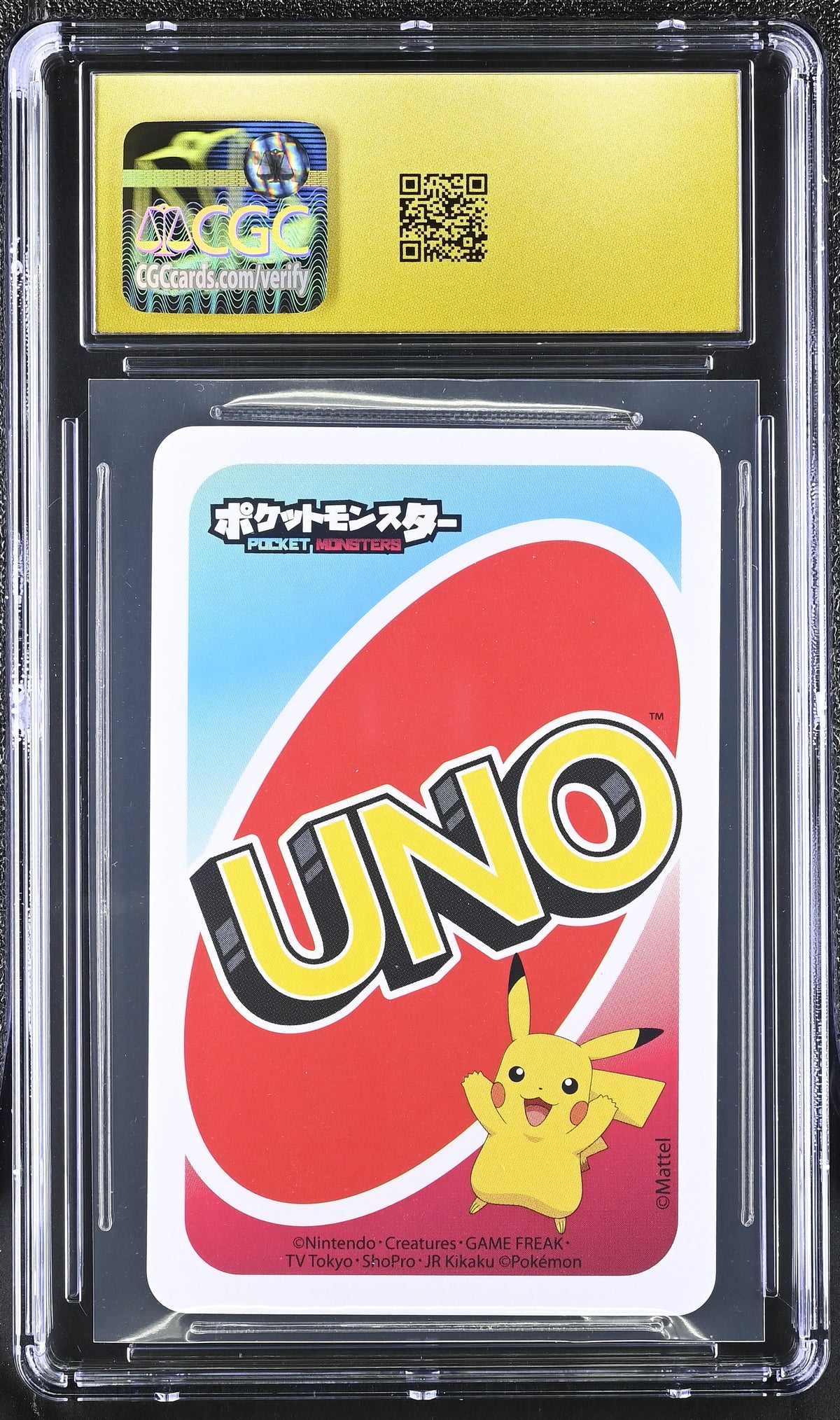 Graded Unown (SKIP) Blue Pokemon Pocket Uno - CGC Pristine 10 Jpn