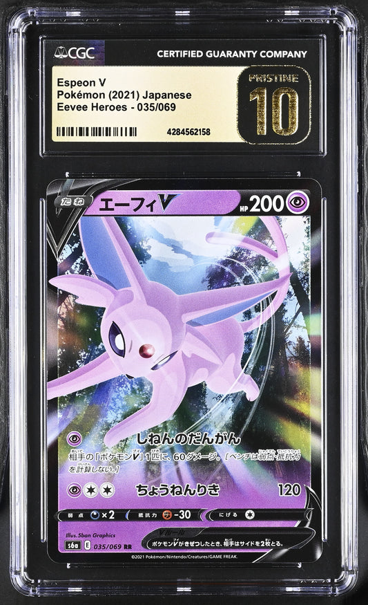 Graded Espeon V (035/069) Pokémon Card