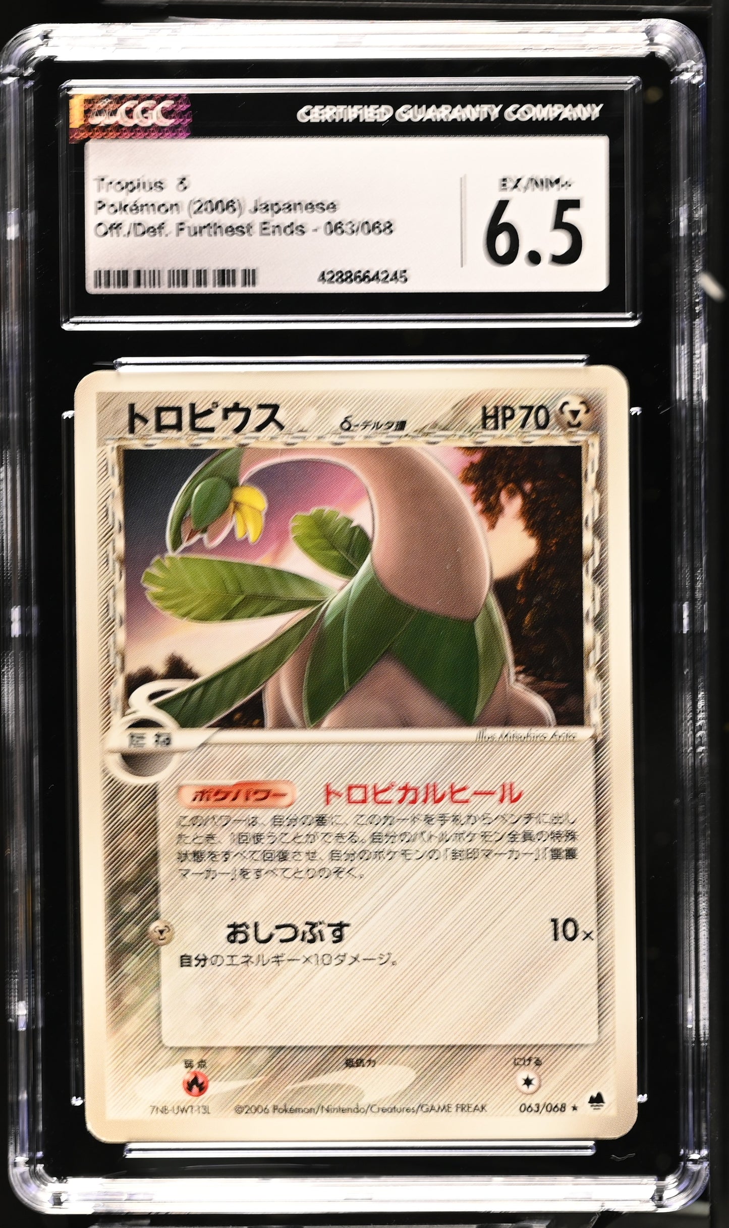 Graded Tropius (063/068) Pokémon Card