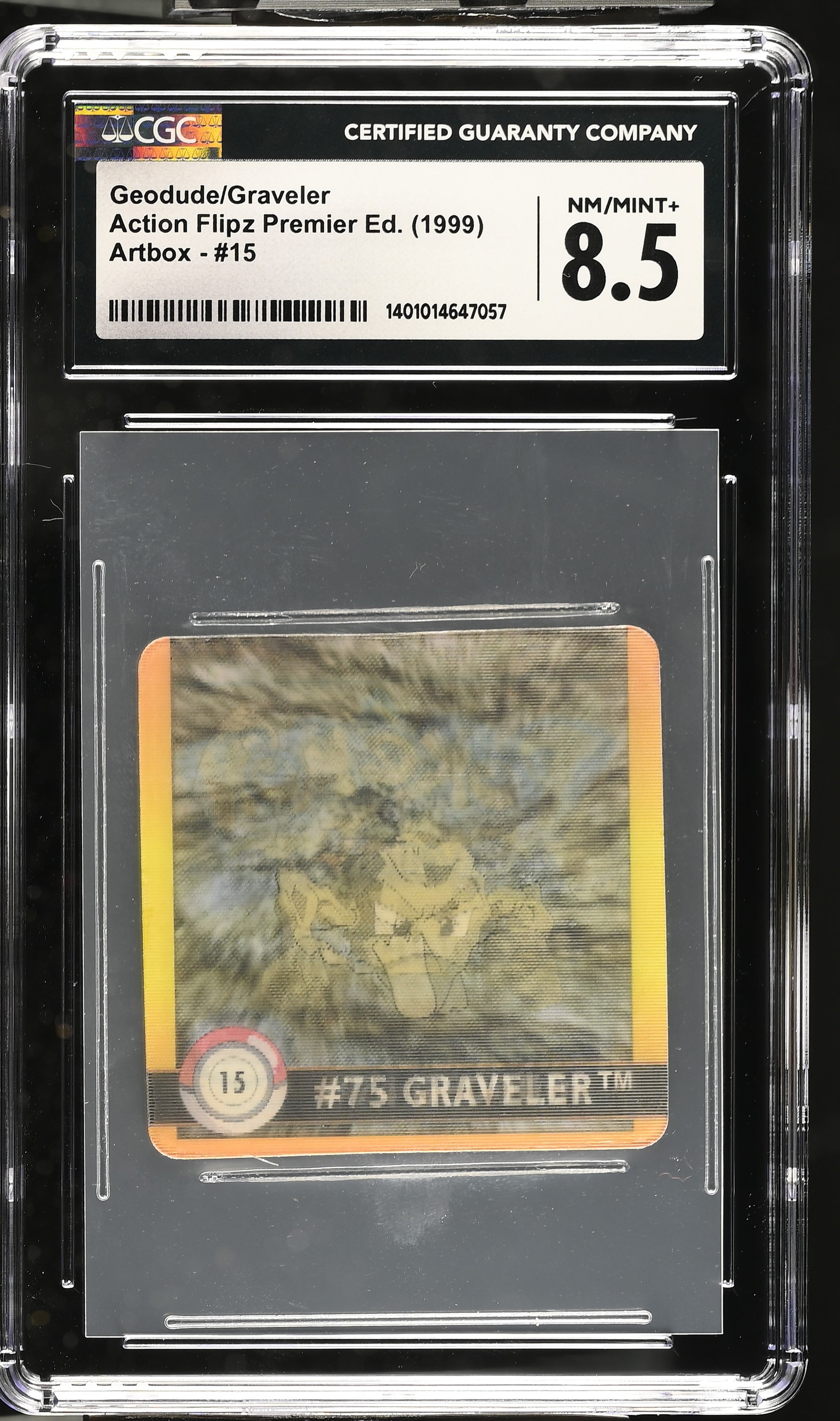 Graded Geodude/Graveler (15) Pokémon Card