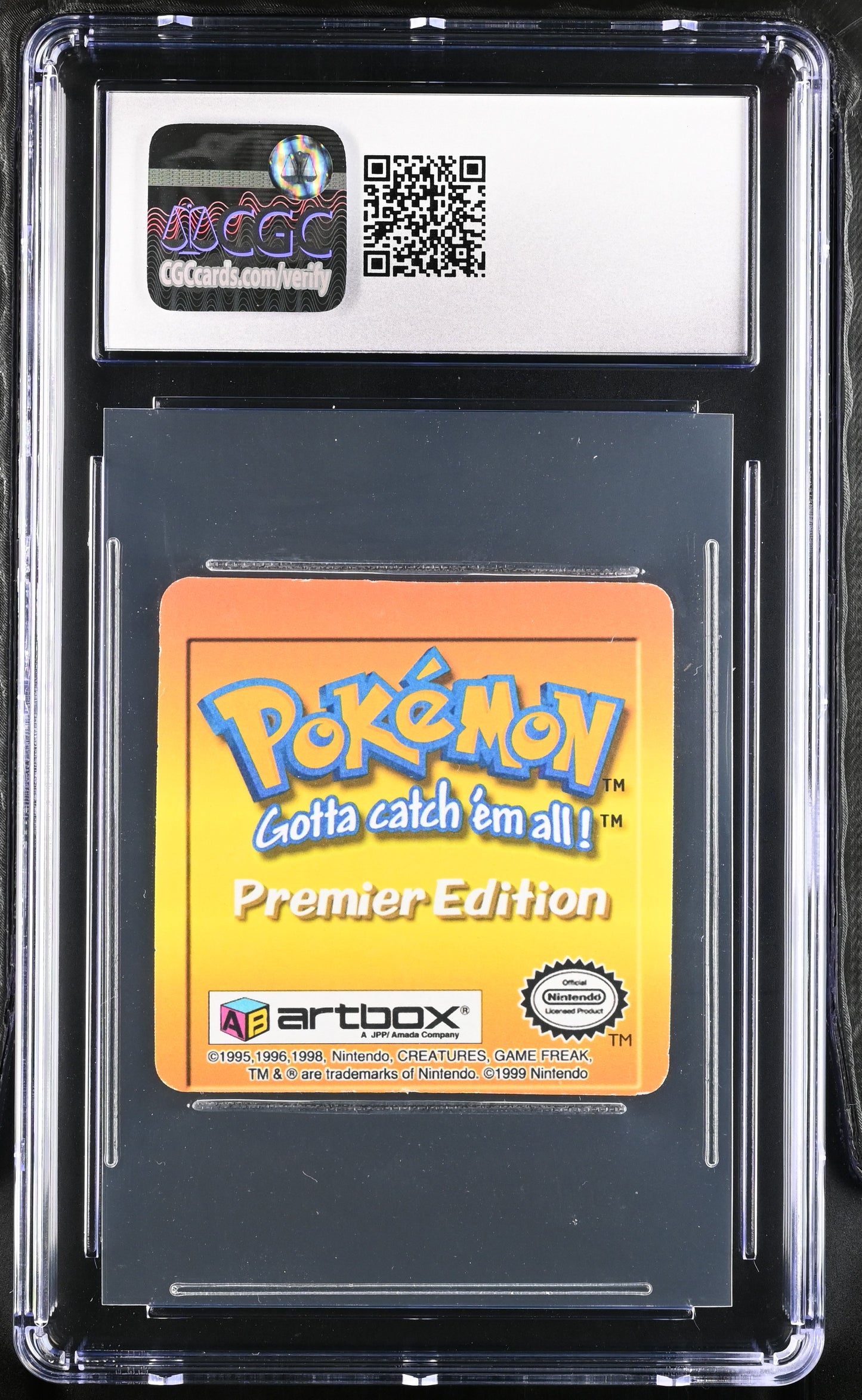 Graded Growlithe/Arcanine (18) Action Flipz Premier Ed. - CGC 8
