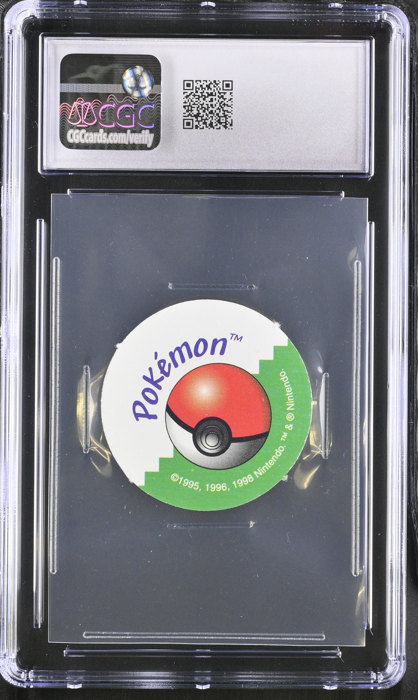Graded Growlithe (58) Pokemon Chip Pokemon Master Trainer - CGC Mint 9