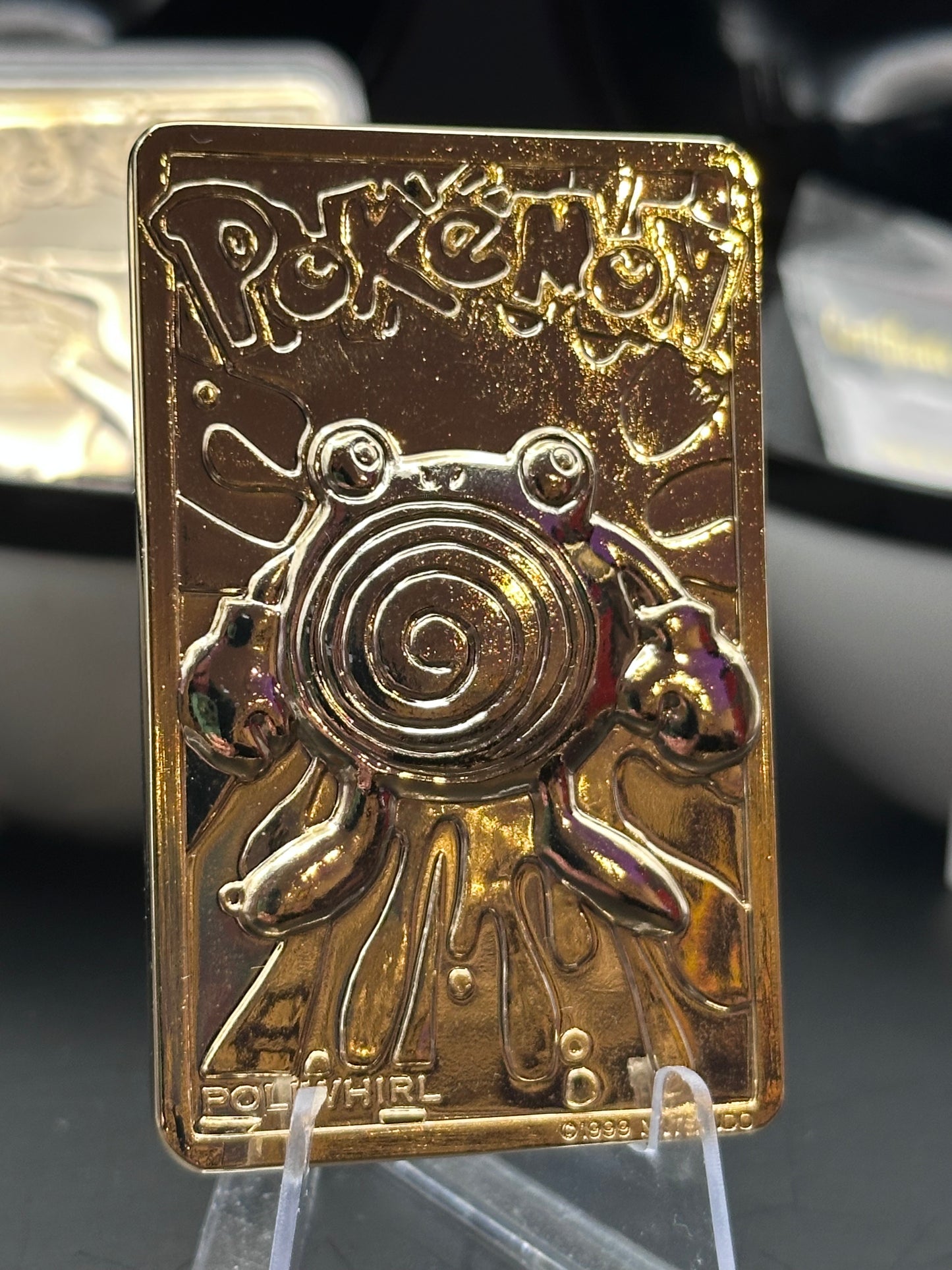 23k Gold-Plated cards with Pokeballs and certificates