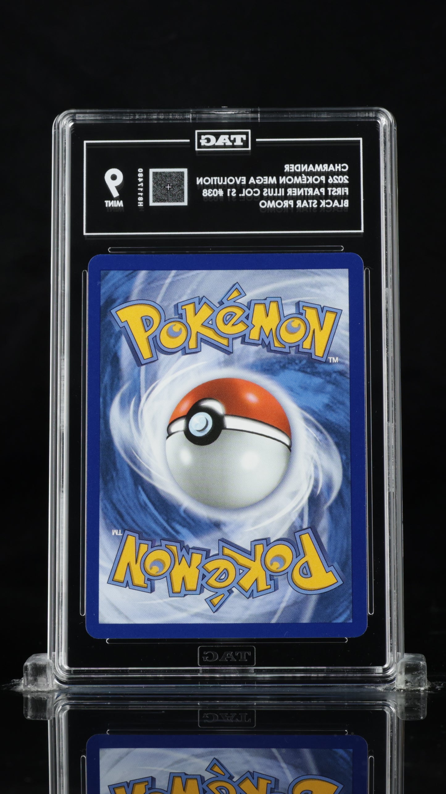 Graded Charmander (038) First Partner Illustration Collection Series 1 Holo - TAG Mint 9