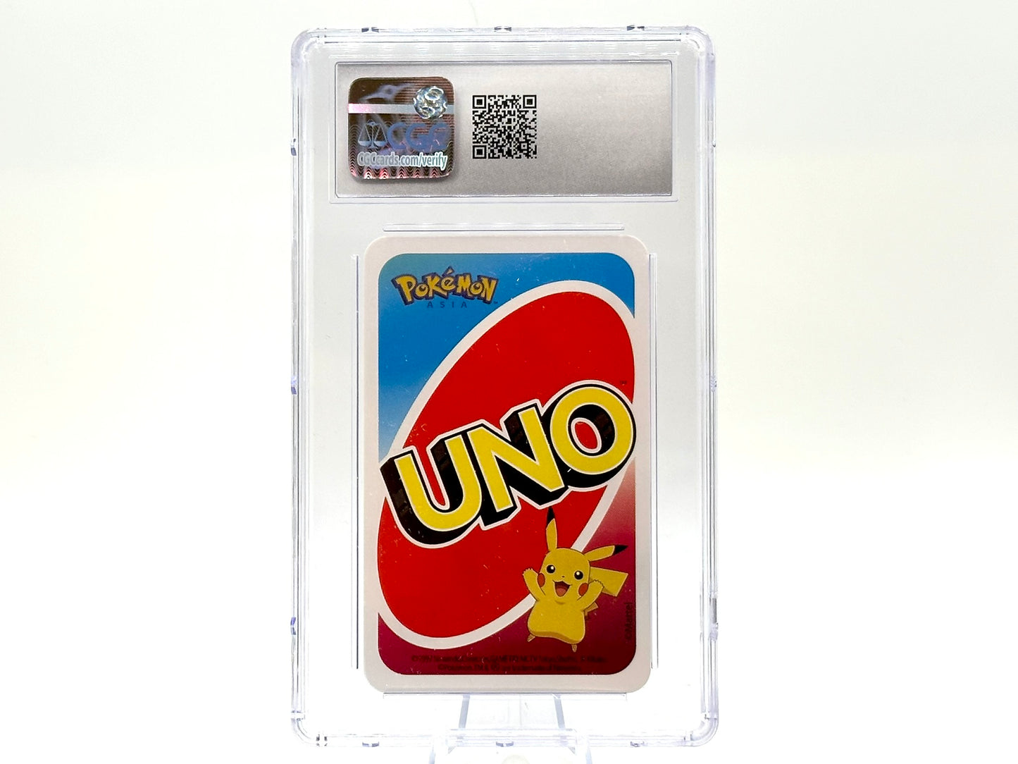 GRADED - Blastoise – Pokémon UNO (2019) – CGC 9 – Yellow 5 – Pocket UNO Card
