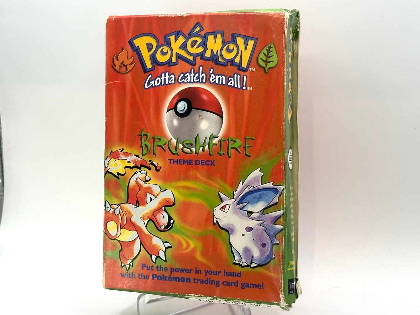 Brushfire - Base Set Theme Deck Box - Charmeleon Nidoran WOTC - Box only