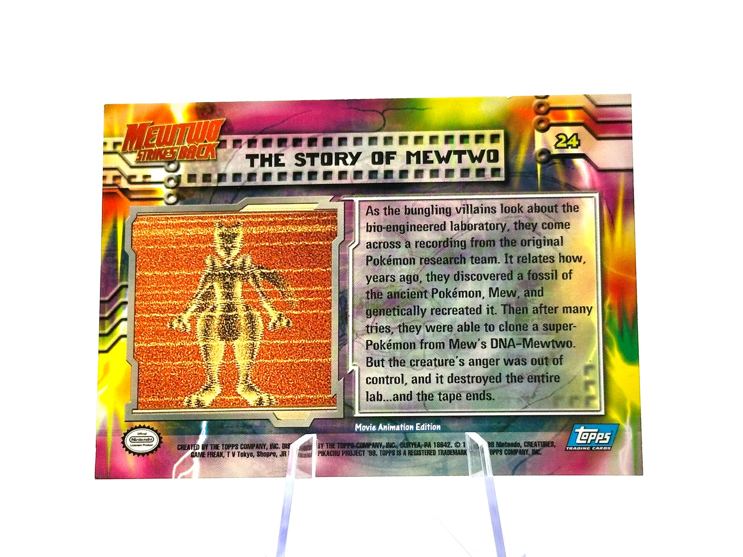 The Story of Mewtwo (Meowth Jesse James Mew) - 24 - Topps