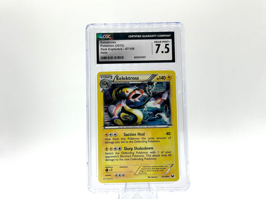 GRADED - Eelektross - Dark Explorers 47/108 - Komiya - CGC 7.5