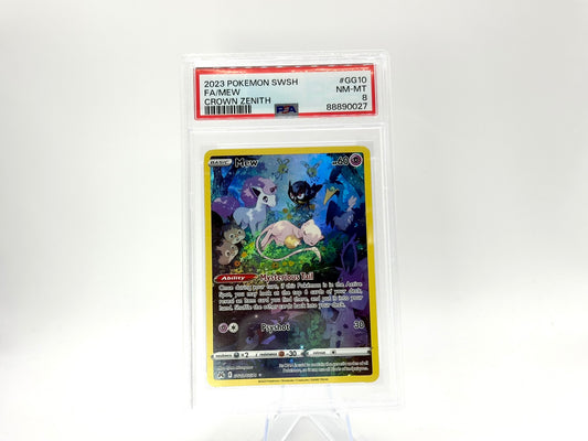 GRADED - Mew - Crown Zenith GG10 - Kouki Saitou - PSA 8