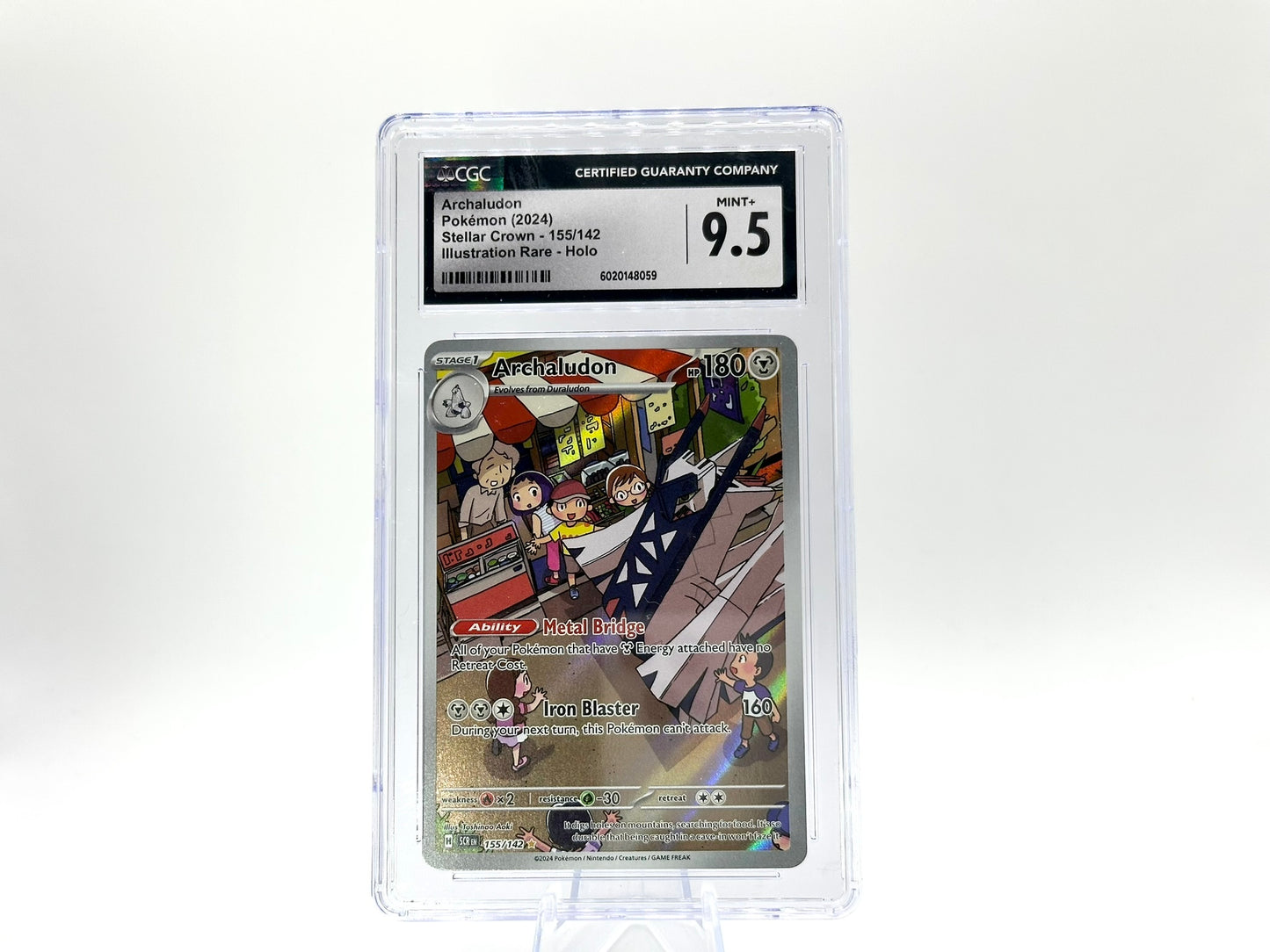GRADED - Archaludon - Stellar Crown 155/142 - Souichirou - (JAP) - CGC 9.5