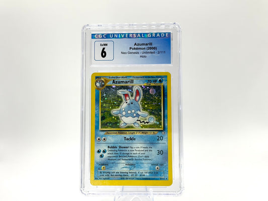 GRADED - Azumarill - Neo Genesis 2/111 - Sugimori - CGC 6