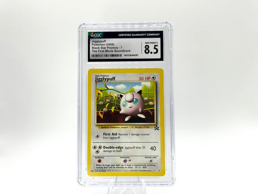 GRADED - Jigglypuff - Black Star Promo 7 - Kinebuchi - PSA 8.5