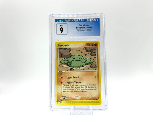 GRADED - Geodude - EX Dragon 55/97 - Nishida - CGC 9