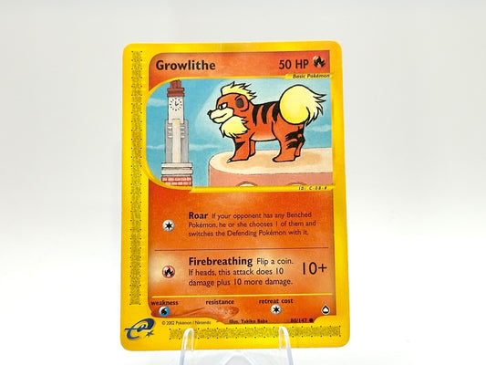 Growlithe - Aquapolis 80/147 - WOTC - e-Reader - Baba