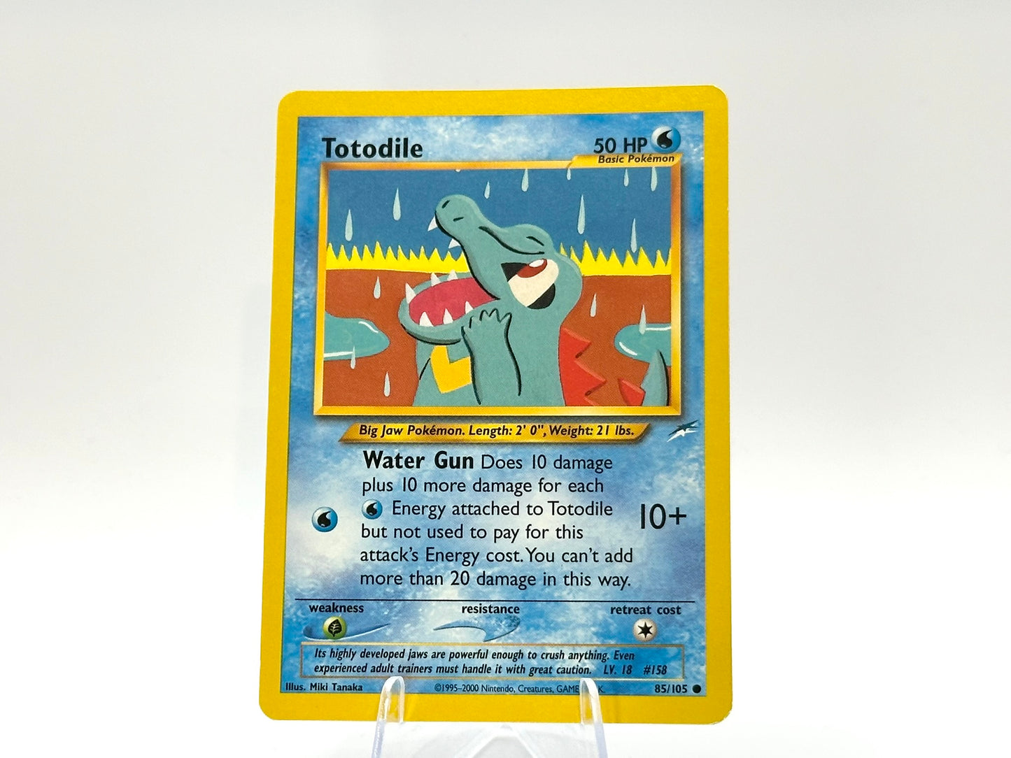 Totodile - Neo Destiny  85/105 - WOTC -- Tanaka