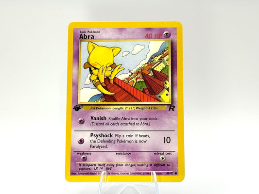1st Edition - Abra - Team Rocket [49/82] - WOTC - - Kizuki