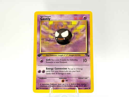 1st Edition - Gastly - Fossil [33/62] - WOTC - - Arita